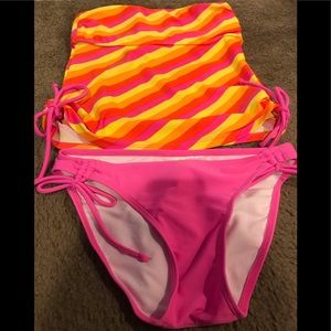 Hula Honey Tube Top Bathing Suit